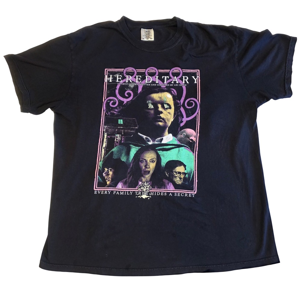 Hereditary Movie T Shirt XL Black Comfort Colors A24 Horror Ari Aster Paimon